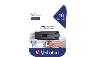 VERBATIM STORE'N'GO V3 USB 3.0 16GB GRÃ& 5901074