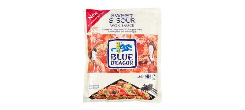 Blue dragon saus på flaske